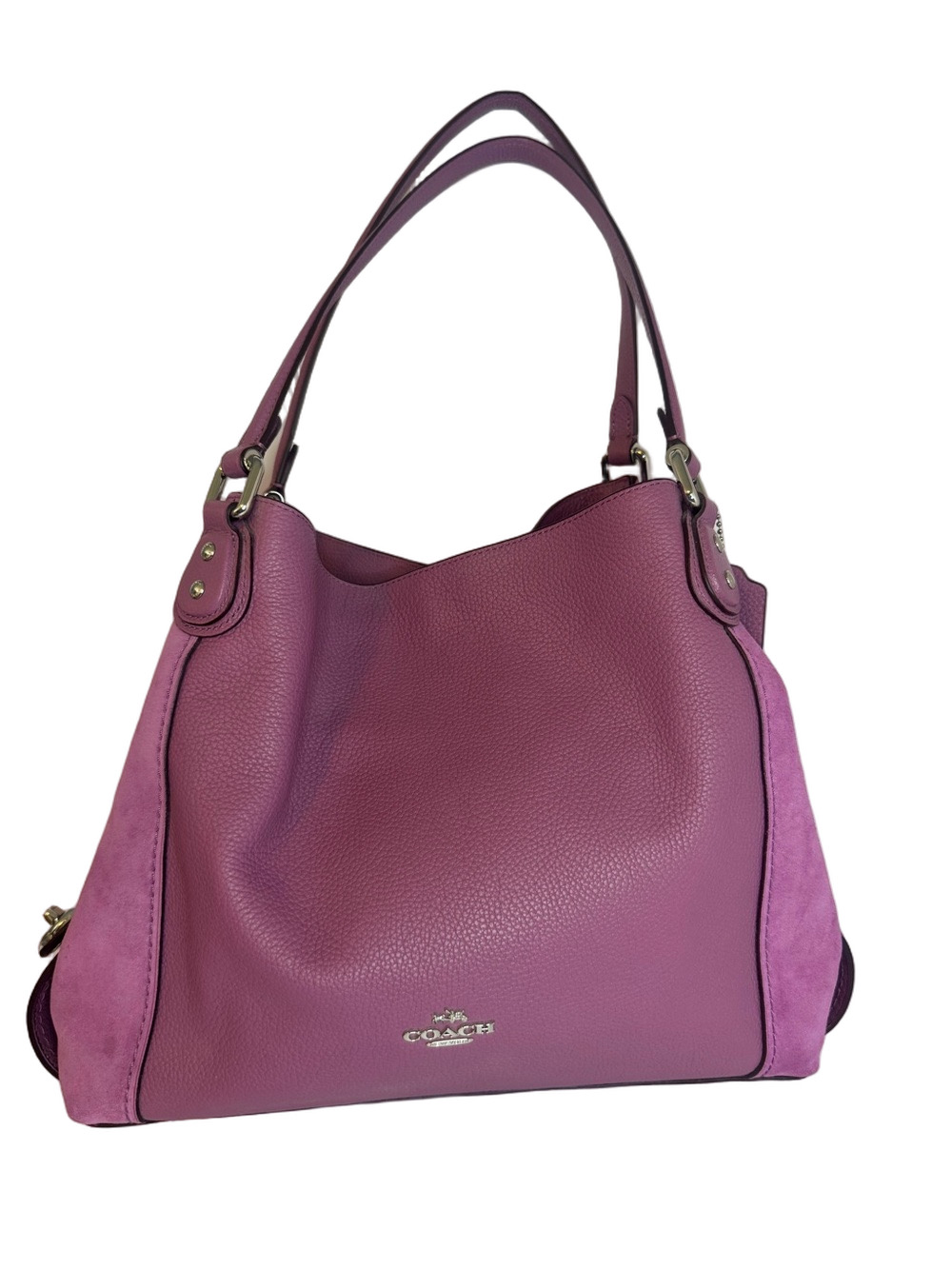 Coach Edie Shoulder Bag 31 Leather & Suede Primrose